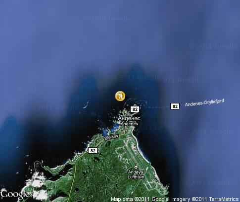 карта: Китовое сафари, Анденес