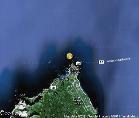 map: Whale Safari, Andenes