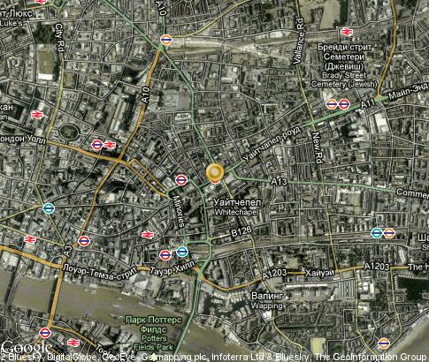 map: Whitechapel