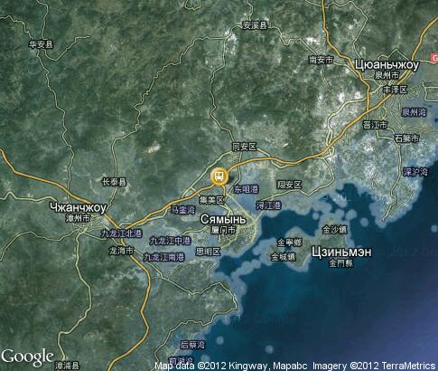 map: Xiamen Transportation
