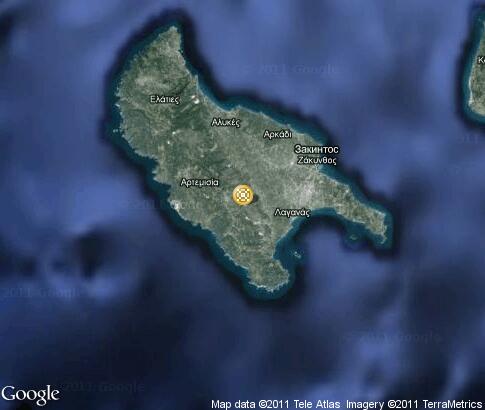 map: Zakynthos Island, ethnography