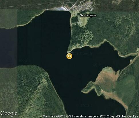 マップ: Zyuratkul Lake
