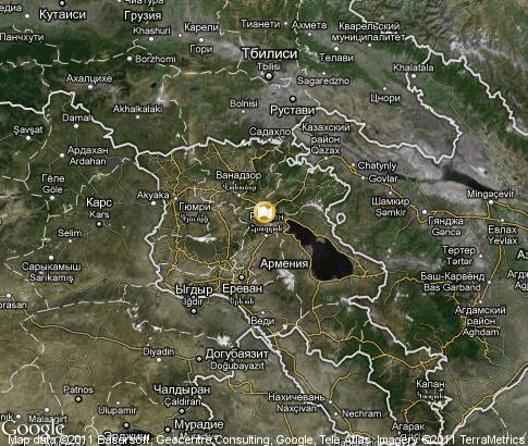 map: Armenia