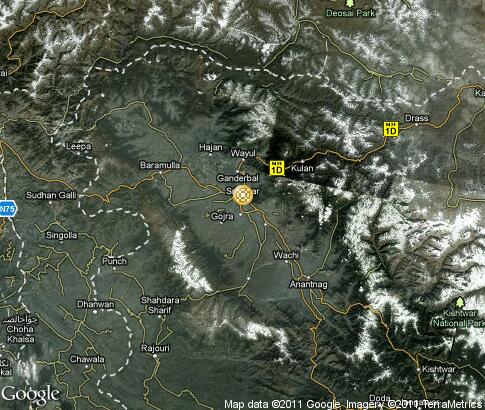 map: Сarpets of Kashmir