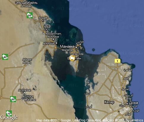 map: Bahrain