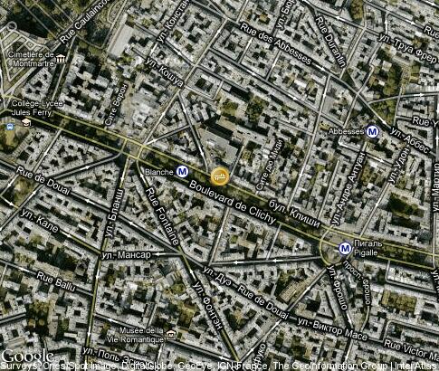 地图: Boulevard de Clichy