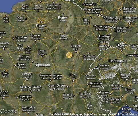 map: Bourgogne