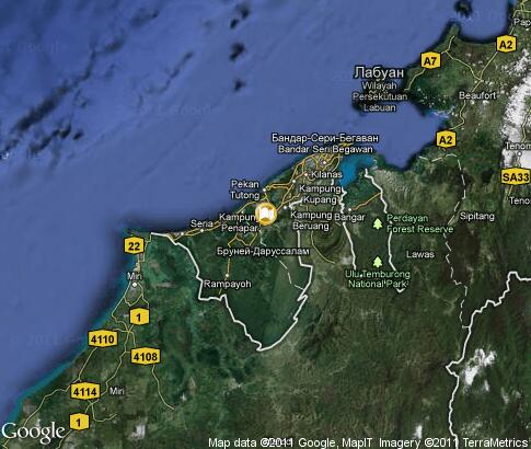 карта: Бруней