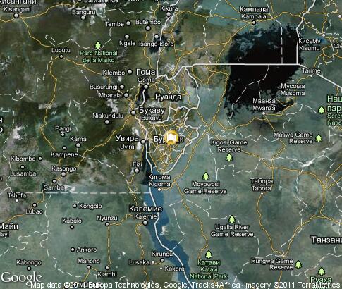 карта: Бурунди