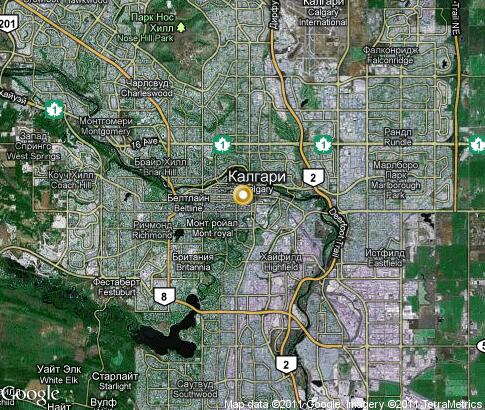 map: Calgary