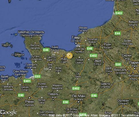 map: Calvados