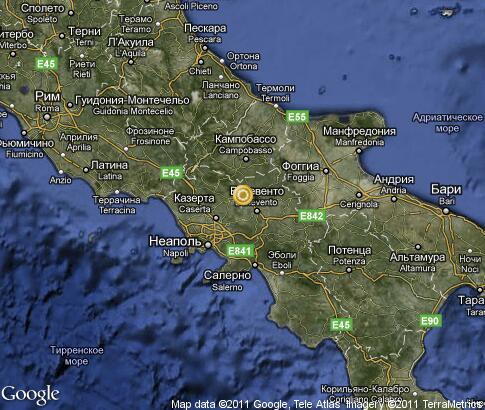 map: Campania