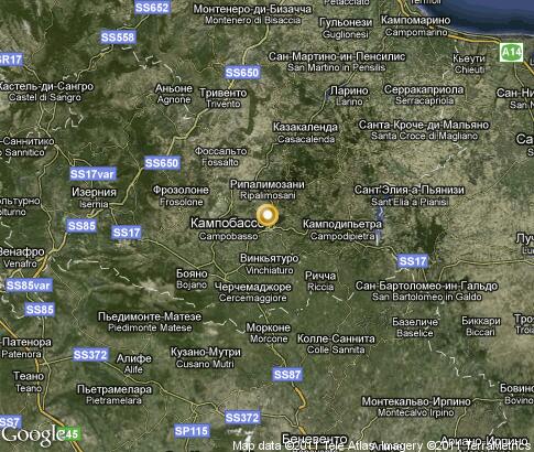 map: Campobasso