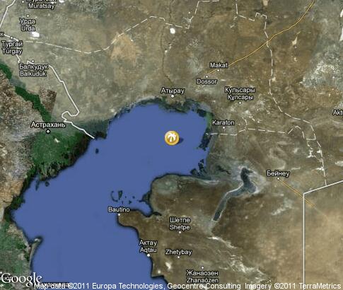 map: Caspian Sea