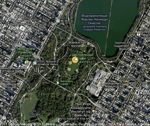 central park ny. map: Central Park