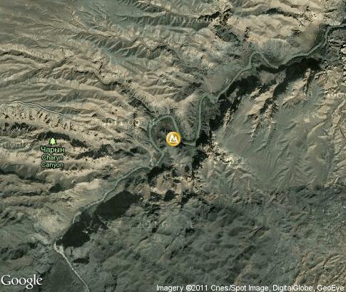 map: Charyn Canyon