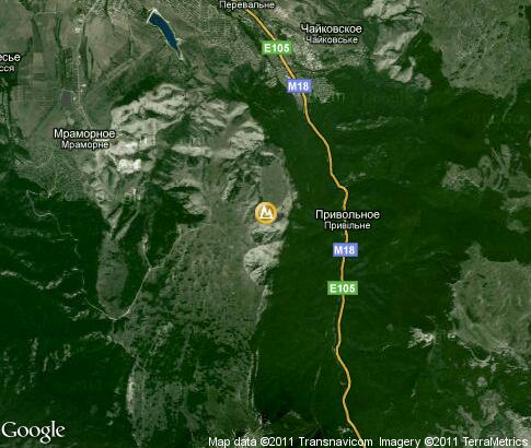 map: Chatyr-Dag mountain