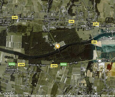 マップ: Chenonceau Castle