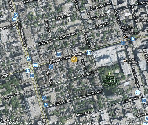 map: Chinatown, Toronto