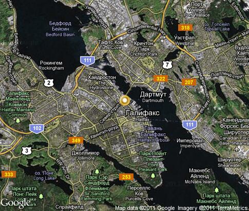 map: City of Halifax