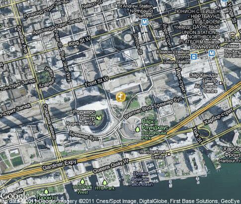 map: CN Tower