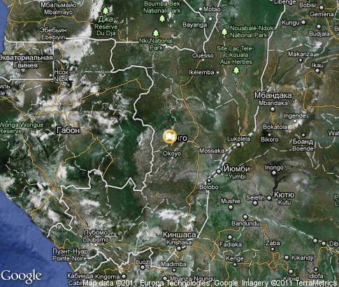 map: Congo-Brazzaville