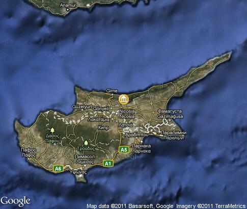 карта: Кипр, культура и история