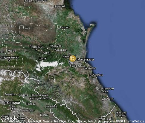 map: Dagestan