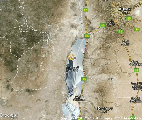 карта: Мертвое море