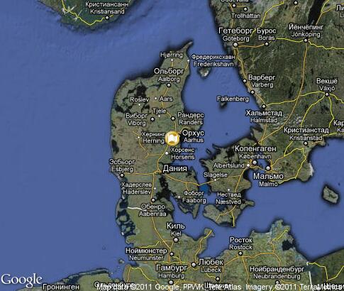 карта: Дания