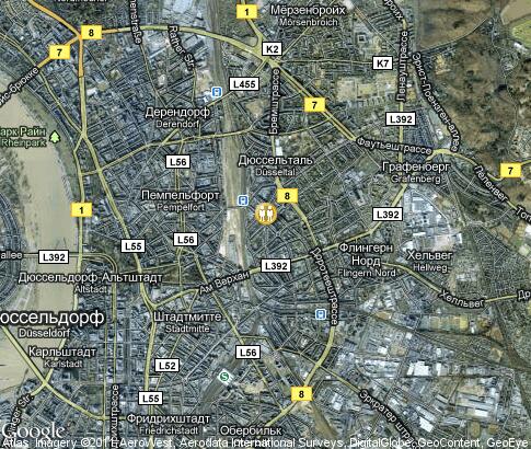 map: Duesseldorf, community