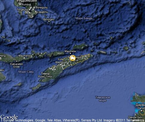 map: East Timor