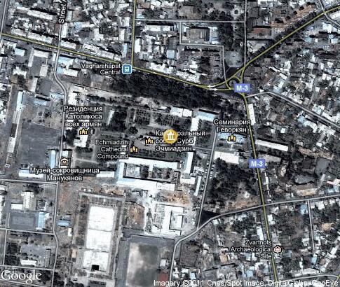 地图: Echmiadzin Cathedral