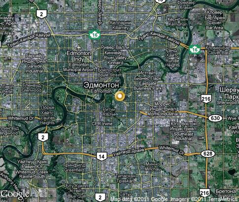 map: Edmonton
