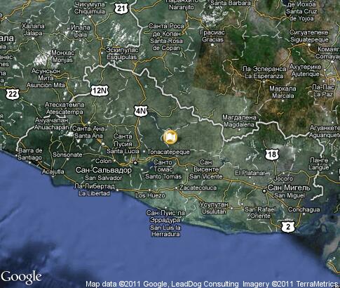 map: El Salvador