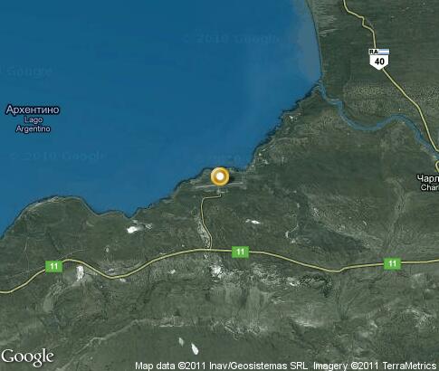 map: El Calafate