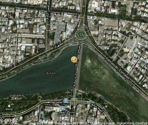 map: Esfahan Bridges