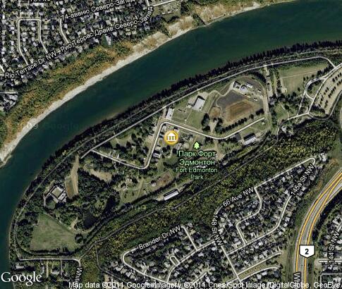 map: Fort Edmonton Park