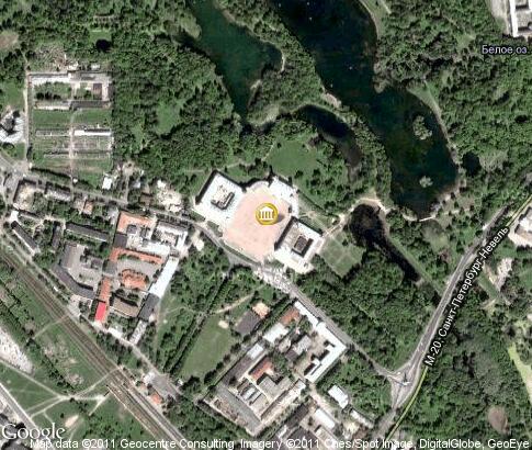 map: Gatchina Palace
