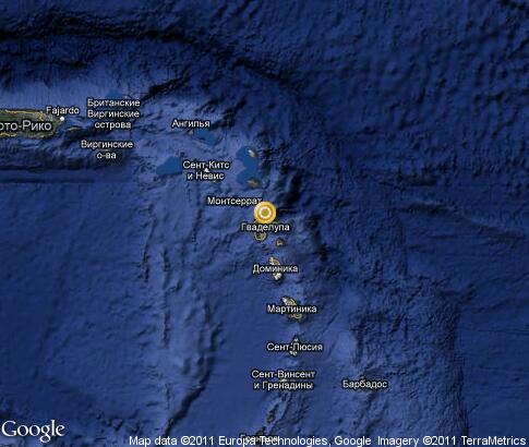 map: Guadeloupe