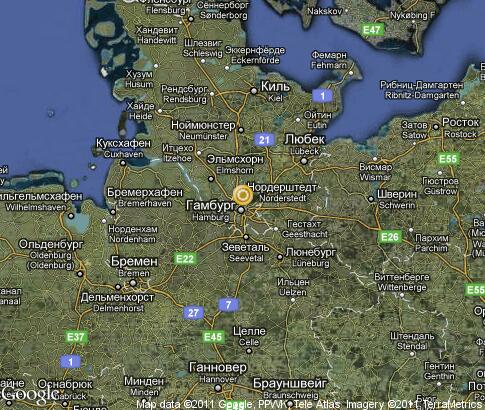 map: Hamburg