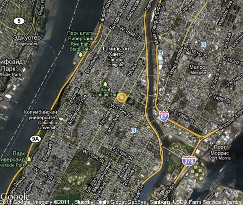 map: Harlem