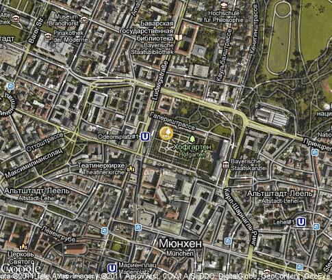 map: Hofgarten