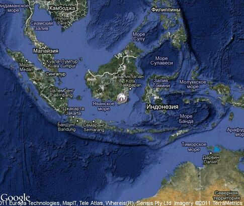 карта: Индонезия, курорт