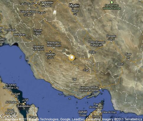 map: Iran, nature