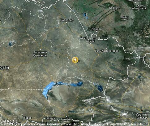 地图: Kazakhstan, trekking