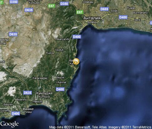 map: Kemer