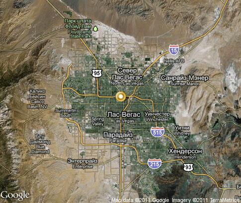 карта: Лас-Вегас