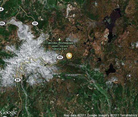 地图: 拉森火山國家公園