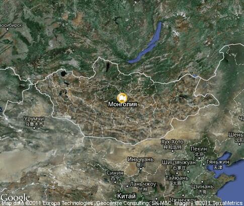 map: Mongolia